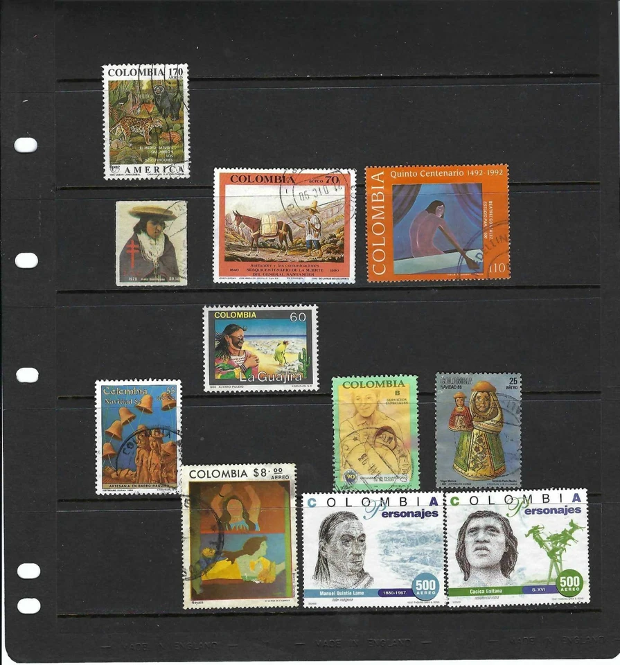INDIGENAS IN COLOMBIA.- UPAEC.- GUAMBIANA.-CORREO.- GUAJIRA.-QUINTIN.-GAITANA - Image 1 of 1