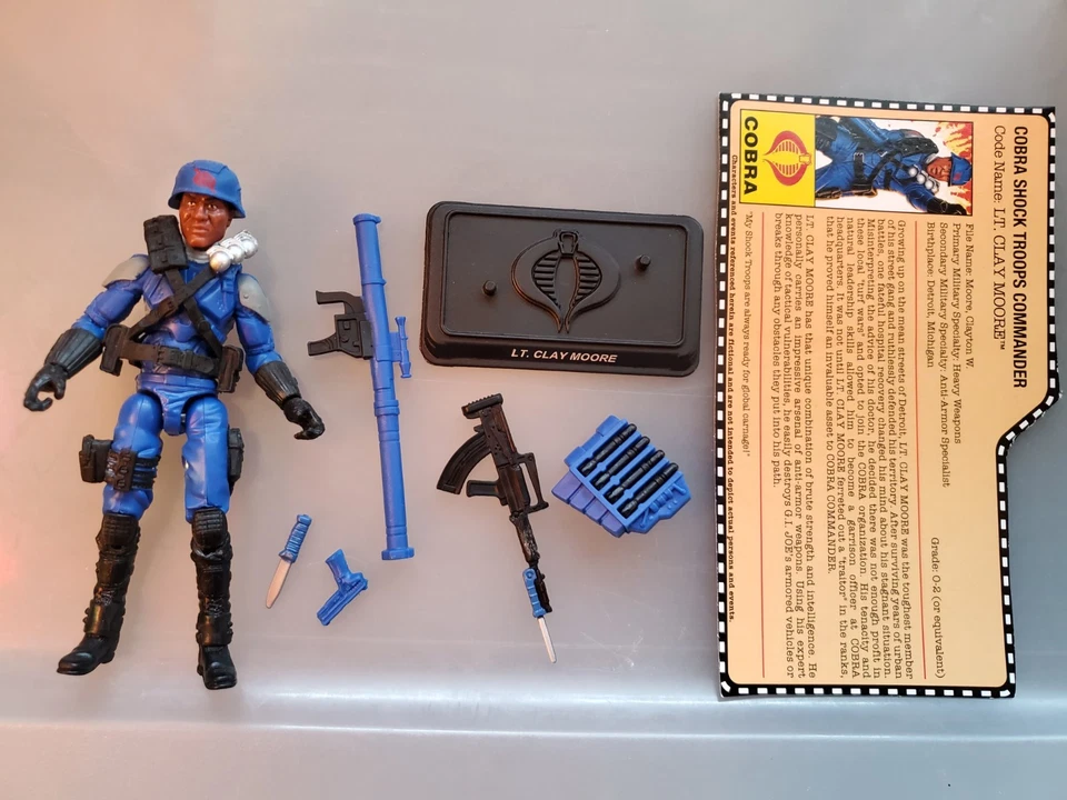 G.I. Joe Collectors Club 2013 Cobra LT. CLAY MOORE Shock Trooper Foto 1 de 1