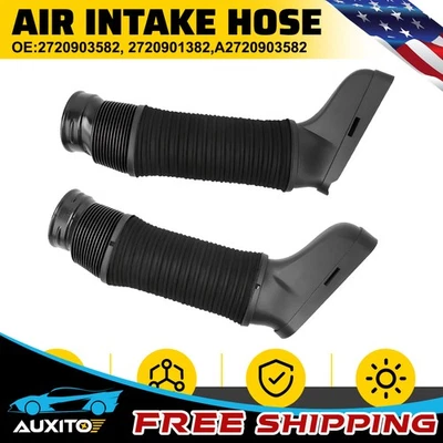 1 par de mangueras de conducto de admisión de aire L&R 2008-2012 aptas para MERCEDES-BENZ C300 C350 E350 Foto 1 de 4
