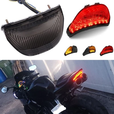 Встроенные светодиодные задние фонари указатели поворота для Honda CBR 600RR 1000RR 2003-2007 США - Изображение 1 из 4