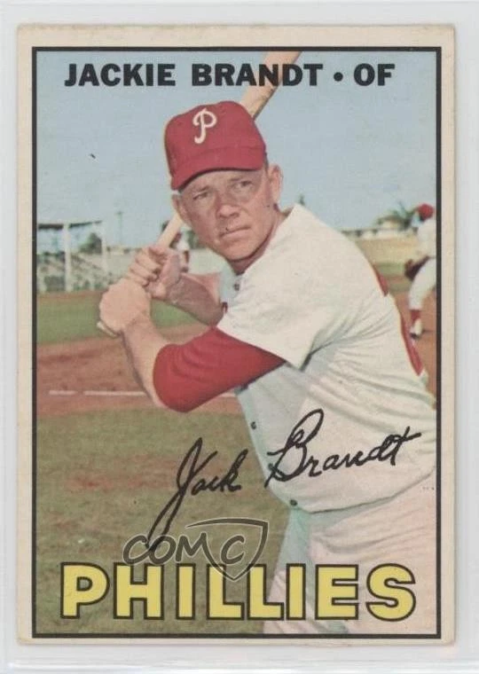 1967 O-Pee-Chee Jackie Brandt #142 - Image 1 of 2