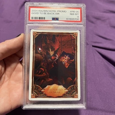 Alastor PR-05 PSA 8 Hazbin Hotel Promo Trading Card - Image 1 of 2