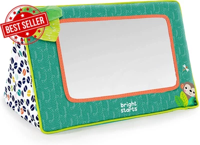 Sit and See Safari Floor Mirror Tummy Time Activity Toy, Ages Newborn + - image 1 of 4
