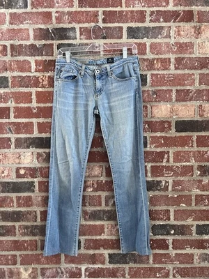 Jeans feminino AG Adriano Goldschmied The Tomboy reto relaxado 27R The Steve - Imagem 1 de 4