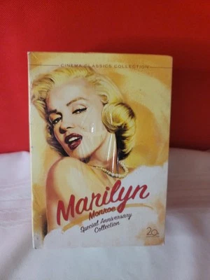 Marilyn Monroe Special Anniversary Collection 6 DVD Box Set NEW/SEALED 20th Cent - Imagem 1 de 4