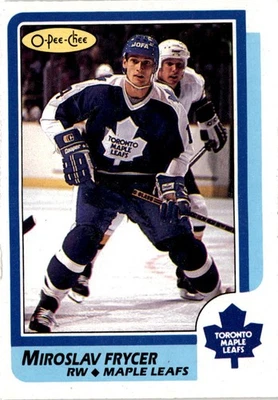 1986-87 O-Pee-Chee #68 Miroslav Frycer Toronto Maple Leafs - Image 1 of 2
