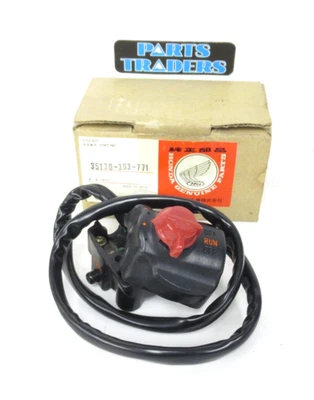 Conjunto de interruptor de arranque/parada genuino Honda 1977-1978 CB750A Hondamatic 750 nuevo de stock Foto 1 de 4