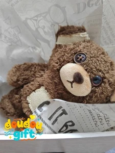 Genuine Hirono Living Wild Hirono Bear Plush / Matching Lanyard for Hirono Bear - Picture 1 of 6