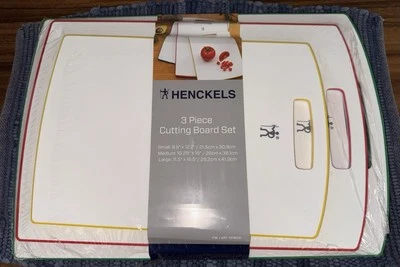 ZWILLING HENCKELS CUTTING BOARDS SET, 3-piece Culinary Cutting Board NEW sealed - Image 1 of 4