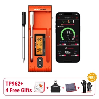 ThermoPro TP962 500FT Wireless Meat Thermometer 2 Probes Turkey/Beef Rotisserie - Image 1 of 4