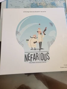 Nefarious The Mad Scientist Board Game - Picture 1 of 3