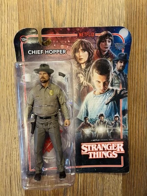 Stranger Things McFarlane Toys Netflix Chief Hopper MOSC - Image 1 of 3