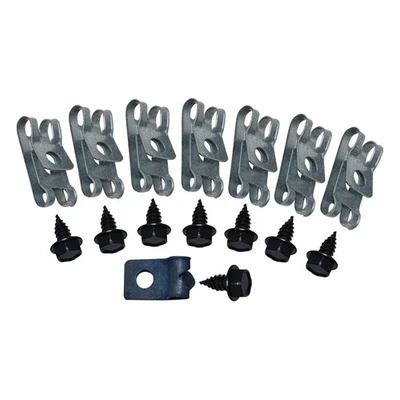 Fuel Line Clip Clamp Bracket Kit Return 1977-90 Chevrolet Impala Caprice 25pc - Image 1 of 4
