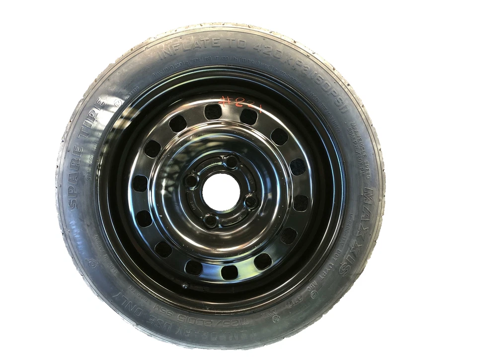 Ford Fiesta 2018 rueda de repuesto de emergencia qnd neumático compacto temporal 15" T125/80D15 Foto 1 de 4