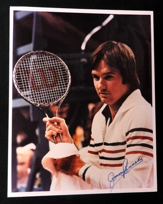 Foto de tenis firmada con autógrafo de Jimmy Connors Foto 1 de 2