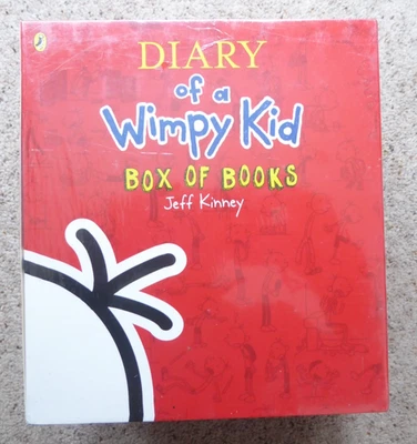 NEW Diary of a Wimpy Kid Box of Books Jeff Kinney Puffin book set - Image 1 of 4