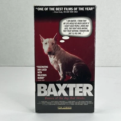 Baxter (VHS,1992) SEALED NEW - Unrated, French w/English Subtitles - Dark Humor - Image 1 of 4