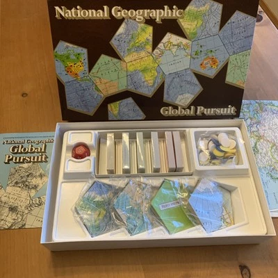 Nuevo juego de mesa National Geographic Global Pursuit Vintage 1987 Geography Foto 1 de 4