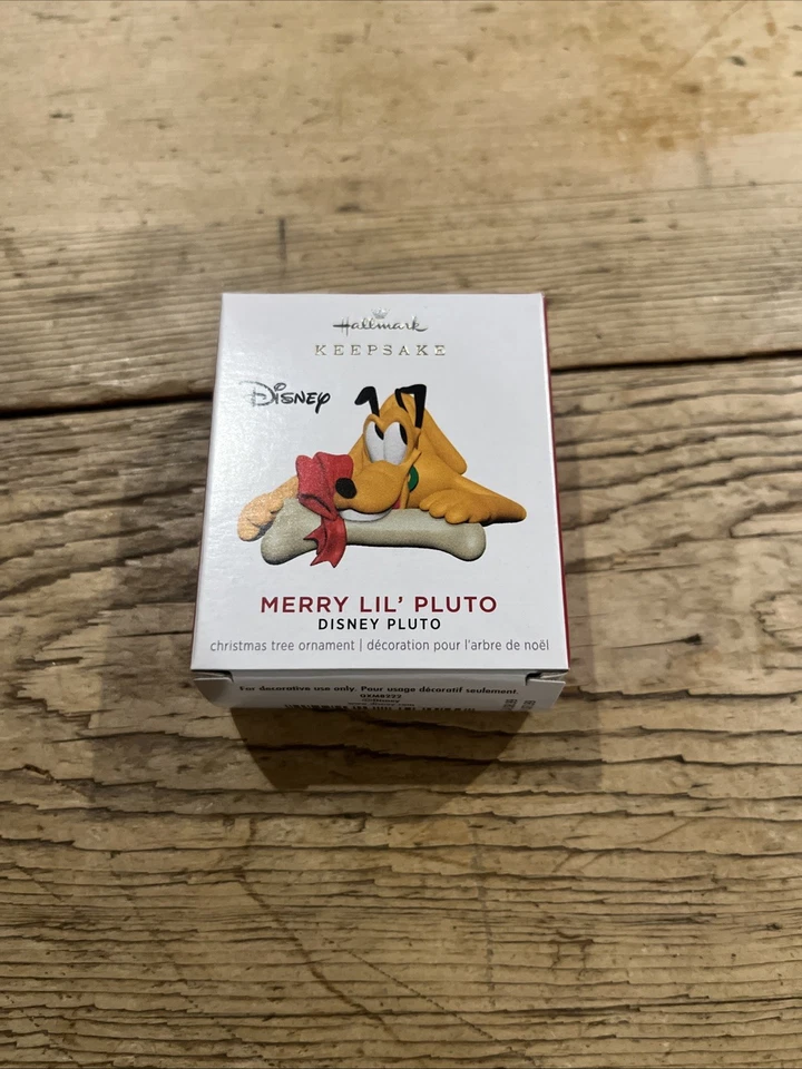 Hallmark Keepsake Ornament 2021 Miniature Merry Lil Pluto Disney Dog
