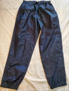 De Colección Y2K Nike Gris Etiqueta Azul Marino Pista Viento Pantalones Para Hombres XL Tobillo Cremallera Ligeros - Imagen 1 de 8