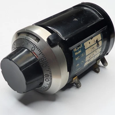 Potenciómetro Helipot Modelo A Doble Dial Alimentación Electrónica De Colección Beckman Sin Probar E7 Foto 1 de 4