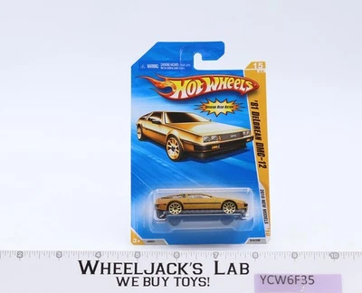Hot Wheels 81 Delorean GOLD 2010 DMC-12 NEW SEALED 015/240 - Image 1 of 2