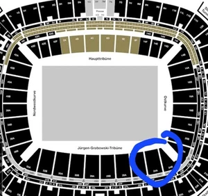 Ticket Frankfurt - Leipzig Block 24A - Bild 1 von 1