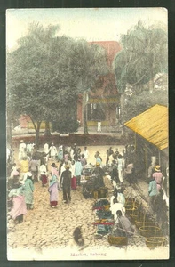 Sabang Markt Sumatra Indonesien Schiffsstempel Stempel 1910 - Bild 1 von 2