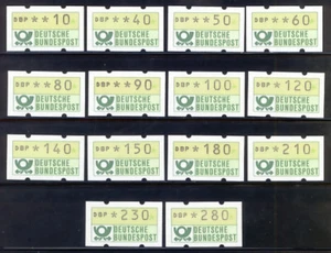 Cajero automático federal 1 / 1 de 1981 14 valores completamente sin usar - Imagen 1 de 1