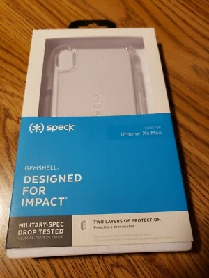 GemShell iPhone Xs Max Cell Phone Case Clear NIB Military Spec Products - Image 1 of 4