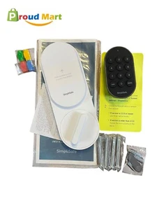 White SimpliSafe Smart Door Lock with PIN Keypad SSLK1 White - Picture 1 of 8