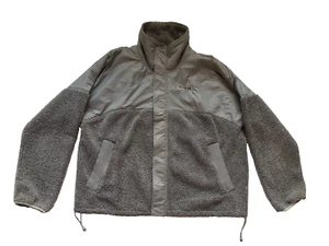 Under Armour Size XL Loose Gray Zip + Snap Front Sherpa Jacket Men's - Bild 1 von 8