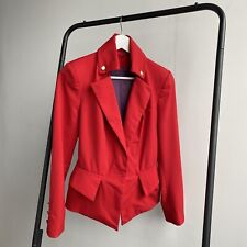Vivienne Westwood Women’s Suit Blazer Red Size 14R 