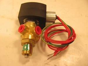 ASCO RED HAT EF8320G182MO 3 WAY 1/4 " SOLENOID 120 VOLT AC NORMALLY CLOSED