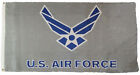 3x5 US Air Force Wings Premium Quality Flag 3'x5' Gray Grey House Grommets