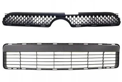 SCION XB For 2011-2012 New Bumper Black Upper & Lower Grille Front Set 2pc Foto 1 de 4