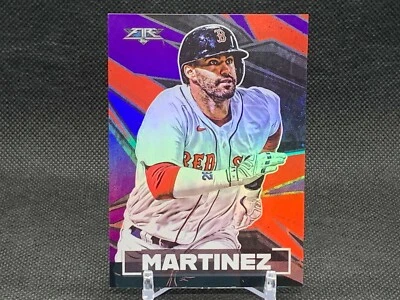 JD Martinez 2021 Topps Fire Purple Foil Parallel 🔥 #'d/99 🔥 Boston Red Sox - Image 1 of 2