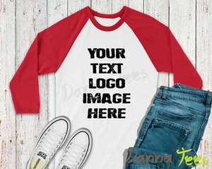 T-shirt baseball stampata personalizzata a maniche lunghe cervo gallina abbigliamento da lavoro - Foto 1 di 14