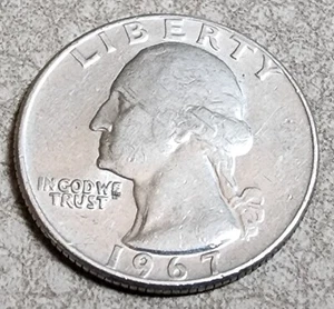 1967 Quarter No Mint Mark VERY RARE error - Picture 1 of 2