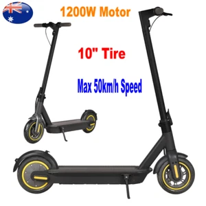 Portable 1200W 50KM/H 50KM Electric Scooter Adult Foldable Travel E Bike Pro - Picture 1 of 11