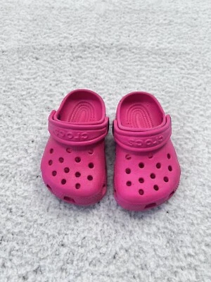 Zueco Crocs Bebé Niña Niño 2 Rosa Sin Cordones Juego Comodidad Foto 1 de 4