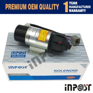 New Fuel Shutoff Solenoid Valve for Perkins Volvo Penta 872825 873754 24V - Picture 1 of 4