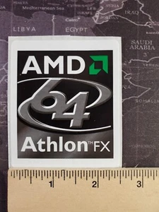 AMD Athlon 64 FX Case Badge Sticker Decal Large 2.5" inch - Picture 1 of 1