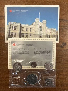 1987 CANADIAN PROOF-LIKE, JUEGO DE 6 MONEDAS SELLADAS, DÓLAR VOYAGEUR, ÚLTIMO EN SERIE - Imagen 1 de 9