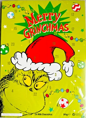 DR SEUSS The Grinch Milk Chocolate Advent Calendar Christmas Gift