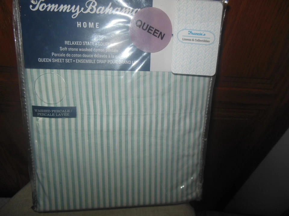 TOMMY BAHAMA - 巡回赛条纹女王衬衫套装 - 4 件 - 全新 — 第 1/1 张图片