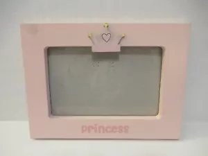 Fetco Home Decor - 3x5 Pink Wood Picture Photo Frame - Princess - Picture 1 of 6