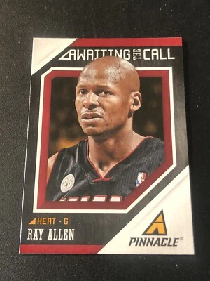 Panini Pinnacle Awaiting the Call 2013-14 Ray Allen #10 Salón de la fama Foto 1 de 2