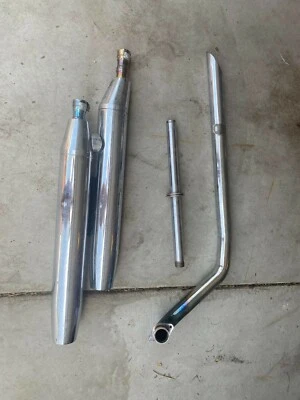 99-03 Yamaha XV1600 XV 1600 Road Star OEM Exhaust System Muffler Set 4WM 4WM1 - Image 1 of 4