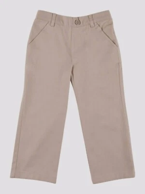 George Niño Pequeño Niño o Niña Unisex Uniforme Escolar Frente Plano Pantalones, Beige, 2T Foto 1 de 2